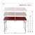 （国美自营）都市久木展业桌1.2*0.5m第4张高清大图