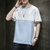 卡郎琪 2020新款夏季短袖T恤男港风男装白色体恤男士上衣服潮流ins打底衫 KXP-T224(白兰 4XL)第2张高清大图