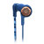 Philips/飞利浦 SHE9050入耳式耳机通用魔音面条立体声重低音耳塞(蓝色)第2张高清大图