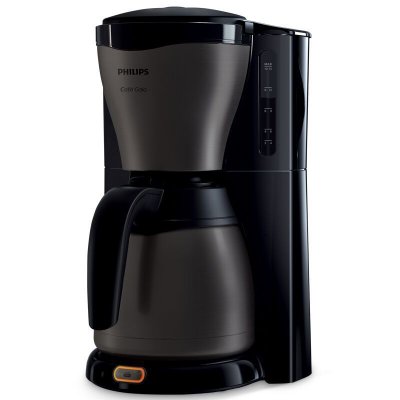 飞利浦（PHILIPS）HD7547/80 咖啡机 家用滴漏式美式咖啡壶不锈钢保温壶 钛黑合金