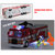 鸭小贱1：32超级合金消防车玩具模型 灯光音乐回力 云梯消防水枪儿童玩具汽车632-8(高登平台车)第4张高清大图