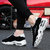 卡郎琪 男士新款气垫运动鞋青年休闲鞋透气网面板鞋闪电跑步韩版男鞋子潮XD-A943(XD-A943黑白色 43)第4张高清大图