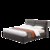 爱依瑞斯（ARIS）简约现代布艺双人床 气动储物床 可拆洗软床 WFB-43 SD522-10 灰色第3张高清大图