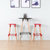 吧台椅酒吧简约家用实木创意欧式美容时尚组合ktv个性高脚凳吧台(白色)第2张高清大图
