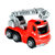 酷米 儿童玩具男孩消防车玩具挖掘机推土车仿真模型套装 8只装送儿童生日礼物KM3048 红色(红色 版本)第7张高清大图