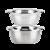 家用切碎器料理机淘米沥水篮不锈钢盆筛碗盆套装(NOKA-20638 默认)第5张高清大图