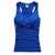 nike耐克女子瑜伽运动背心健身短裤裙羽毛球服带胸垫套装(蓝色)第2张高清大图