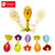 德国Classicworld 宝宝沙锤音乐玩具0-3岁婴儿沙球乐器安抚玩具(红色小号沙球)第5张高清大图