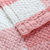 三利 棉布复古彩格毛巾被 菱格缝线空调毯子 居家办公午休四季通用盖毯(蔷薇色)第5张高清大图