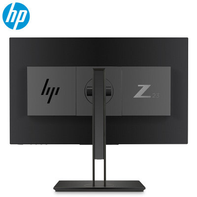 惠普（HP）Z23n G2 23英寸工作站级显示器 微边框IPS屏 出厂色彩校准广色域 升降旋转 无闪屏&低蓝光显示器(黑色 23英寸（官方标配）)
