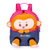 韩版卡通儿童书包幼儿园男女童小孩1-2-3岁宝宝包包可爱双肩背包BD-109(小兔新版玫红)第4张高清大图