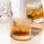旋转威士忌酒杯洋酒杯子水晶玻璃杯北欧古典家用啤酒高端酒具套装(【旋转威士忌酒杯】钻石+山岩+竖棱)第3张高清大图