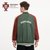 葡萄牙国家队官方商品丨欧洲杯新款C罗足球迷棒球服 麂皮绒潮外套(军绿色 XL)第4张高清大图