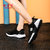 NEW BOLUNE/新百伦官方时尚女运动N字鞋女2021新款透气防滑网面跑步鞋(黑色 38)第4张高清大图