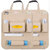 多功能车载收纳袋储物袋 汽车靠背收纳袋坐椅置物袋挂袋(米色（双只装） 版本)第4张高清大图