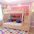 思巧 实木床 上下铺 儿童床 子母床  高低床 双层床 进口松木床可储物 L01(梯柜款 【梯柜】上1米下1.2米)第3张高清大图