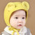 牛奶朋友春秋款男女儿童宝宝帽可爱大耳朵卡通胎儿帽婴儿帽(黄色 均码3-12个月（46-48CM）)第4张高清大图