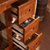 艾莉哲家具 实木餐边柜碗柜 时尚储物柜 柜茶水柜 现代中式家具 双门餐边柜8012(胡桃色)第4张高清大图