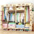 家时光 简易实木衣柜2米超大双人组合衣橱牛津布加厚柜子简约现代型衣柜(蔷薇花 默认)第3张高清大图