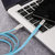 品胜（PISEN）苹果6s数据线 iPhone6充电线器7plus65s金属ip6锌合金ipad4(蓝色)第5张高清大图