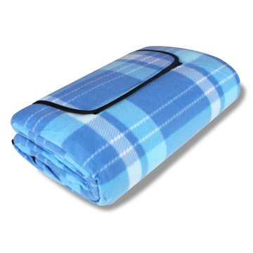 车德克DK-6201慕游者系列绒面铝膜防潮户外野餐垫（浅蓝色）（200*150）