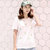 班图诗妮实拍青少年女装2018夏季新款韩版t恤学生休闲圆领608#(白色 M)第2张高清大图