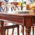 拉斐曼尼 KT002 美式实木餐桌椅组合简约乡村复古家具小户型客厅长方形餐桌吃饭桌(一桌四椅 1.35米木餐桌)第5张高清大图