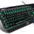Rii合金版机械键盘K61C电脑竞技键鼠套装 青轴背光108键USB有线电脑游戏键盘炫酷版(绿色)第4张高清大图