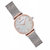 阿玛尼手表 简约时尚米兰编织钢带 石英表AR1956 玫瑰金女表(橙色)第3张高清大图