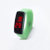 【厂家直销】运动时尚环保轻盈电子表LED情侣手表手环手表(玫红 厂家正品直销)第3张高清大图