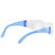 华特2401防护眼镜实验室工业打磨粉尘安全劳保透明防冲击防飞溅护目镜(蓝色)第5张高清大图