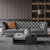 浪漫星 意式极简真皮沙发组合 客厅整装设计师现代简约头层牛皮沙发F01#(高密度海绵 三人位)第2张高清大图