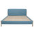 北欧白蜡木双人床 简约软包坚固卧室家用家具 稳固静音进口松木架式大床(1.5加长床)第4张高清大图