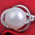 梦克拉Mkela淡水珍珠戒指 烂漫 S925银戒指 开口银戒指第2张高清大图