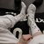 【俞兆林】情侣袜袜子女中筒袜泼墨艺术袜设计彩色双针堆堆袜运动街头潮流男女长袜 彩色泼墨情侣袜4双 JQ2084 颜色随机(颜色随机 均码（32-40码）)第4张高清大图