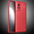 斑马龙 vivo X60手机壳步步高X60Pro保护套镜头全包荔枝纹防摔硅胶软边皮纹商务男女款(红色 X60)第2张高清大图