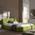 兰瑞蒂 布艺床 布床可拆洗 现代简约1.8米婚床 双人床(紫色 1.8乘以2)第2张高清大图