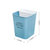 家用无盖壁挂式垃圾桶子母分类桶(蓝色卫生桶+白色壁挂桶)第3张高清大图