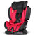 贝贝卡西汽车用儿童安全座椅车载婴儿安全坐椅9月-12岁加厚侧翼(红色)第2张高清大图