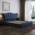 古宜 G330北欧式布艺床储物可拆洗简约现代单双人1.8米软包婚床主卧卧室家具(深蓝色1.8*2米普通款)第4张高清大图