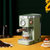 康佳家用意式浓缩咖啡机 20bar高压萃取 温度可视 蒸汽打奶泡断电保护(绿色 热销)第8张高清大图