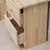 木栎家 床头柜 实木床头柜 简约抽屉柜 储物柜(原木)第2张高清大图