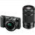 索尼（Sony）ILCE-5100Y 套机(16-50/55-210)A5100Y自拍神器 数码微单相机(黑色 套餐八)第5张高清大图