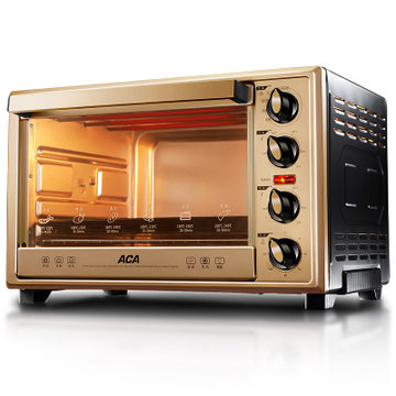 【到手价370元领券购】ACA ATO-CA38HT电烤箱 38L 热风循环 低温发酵