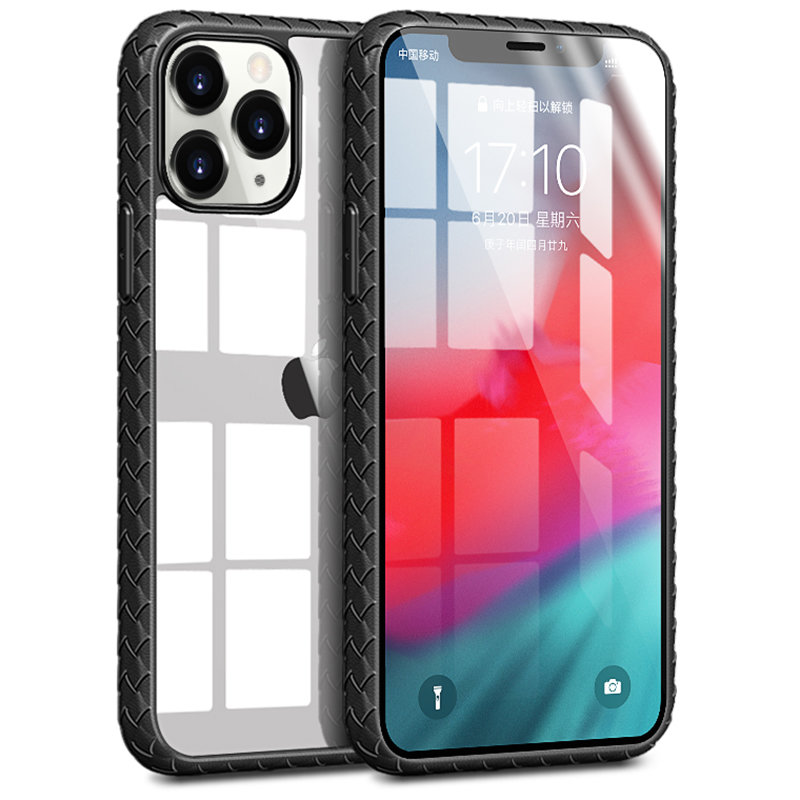 泰维斯iphone13新品手机壳编织皮纹全包边防护壳四角3d曲面全覆盖高清