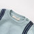 davebella戴维贝拉2018秋季新款男童针织衫宝宝假两件毛衣DB8500(12M 艾绿色)第5张高清大图