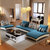 兰瑞蒂沙发 布艺沙发 组合沙发 客厅家具 可拆洗(双位+贵妃2.4米)第2张高清大图