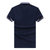 南极人 男士商务休闲POLO衫 2016款短袖T恤(PZC6011藏青)第3张高清大图