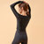 纽安娜2021新款健身服瑜伽服运动上衣001(酒红色 M)第4张高清大图