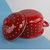 欧丽家搪瓷红白点搪瓷胖锅炖锅汤锅煮食锅纯色系燃气电磁炉通用(【新品加厚】24cm【红白点】)第3张高清大图